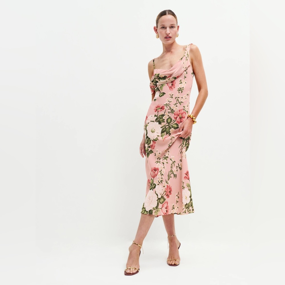 Reformation Reya Dress in Rose Garden